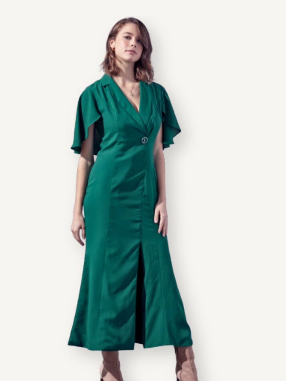NWT Reveuse Emerald Green 'The Catherine' Cocktail Dress S, M, L